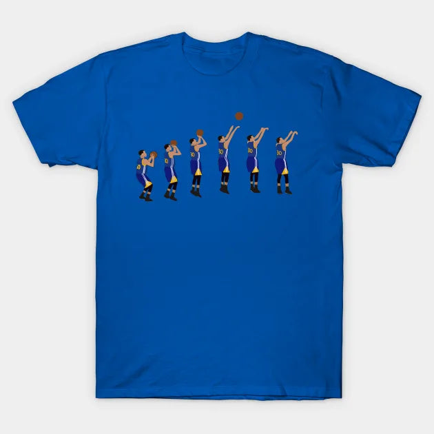 Steph Curry Jumpshot - Golden State Warriors T-Shirt