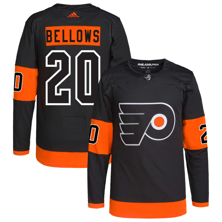 Kieffer Bellows Philadelphia Flyers Alternate Primegreen Authentic Pro Jersey - Black