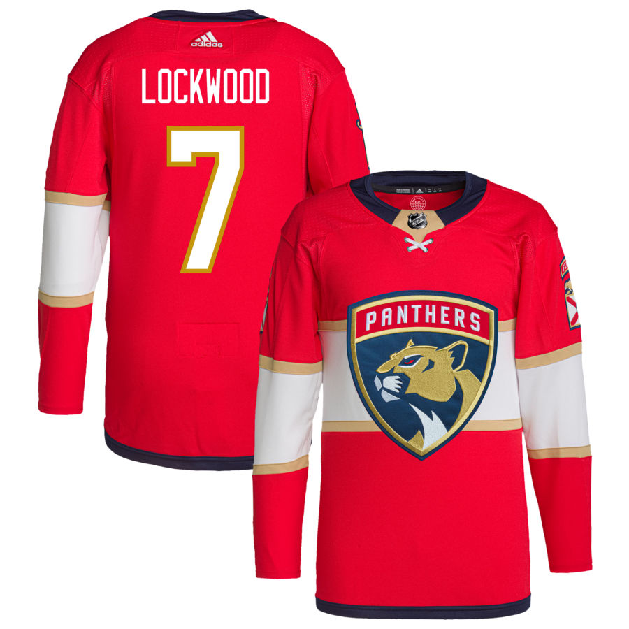 William Lockwood Florida Panthers Home Primegreen Authentic Pro Jersey - Red