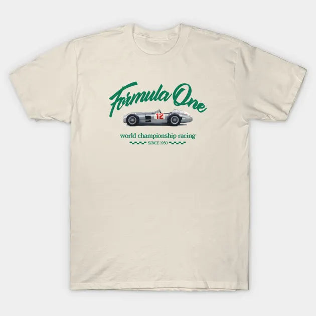 F1 Retro Car Graphic T-Shirt