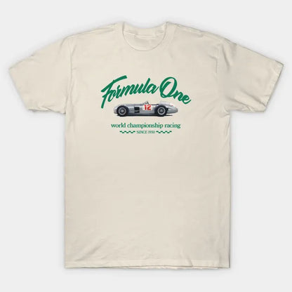 F1 Retro Car Graphic T-Shirt