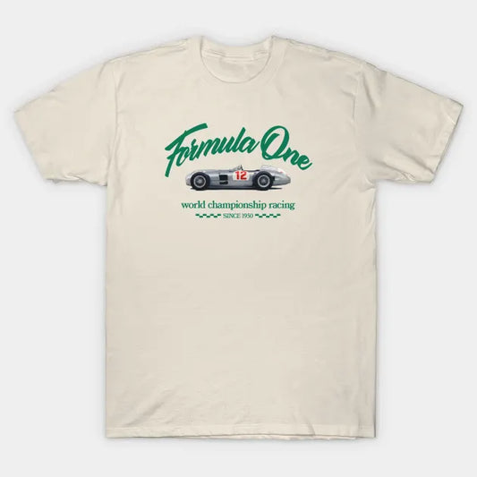 F1 Retro Car Graphic T-Shirt