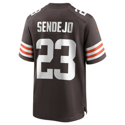 Andrew Sendejo Cleveland Browns Game Jersey - Brown