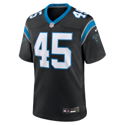 Giovanni Ricci Carolina Panthers Team Game Jersey - Black