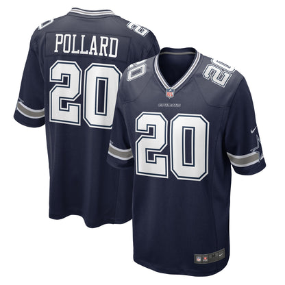 Tony Pollard Dallas Cowboys Game Player Jersey - Navy