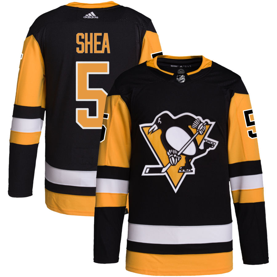 Ryan Shea Pittsburgh Penguins Home Primegreen Authentic Pro Jersey - Black