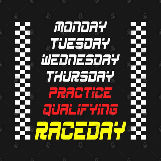 Week Schedule_F1 Fan Race Hoodie