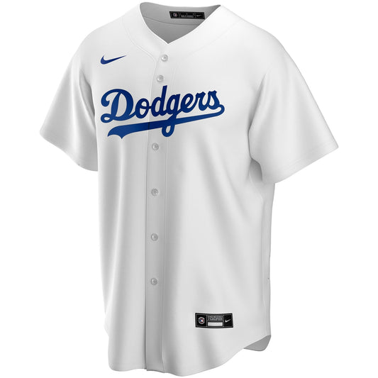 Los Angeles Dodgers Home Replica Custom Jersey - White