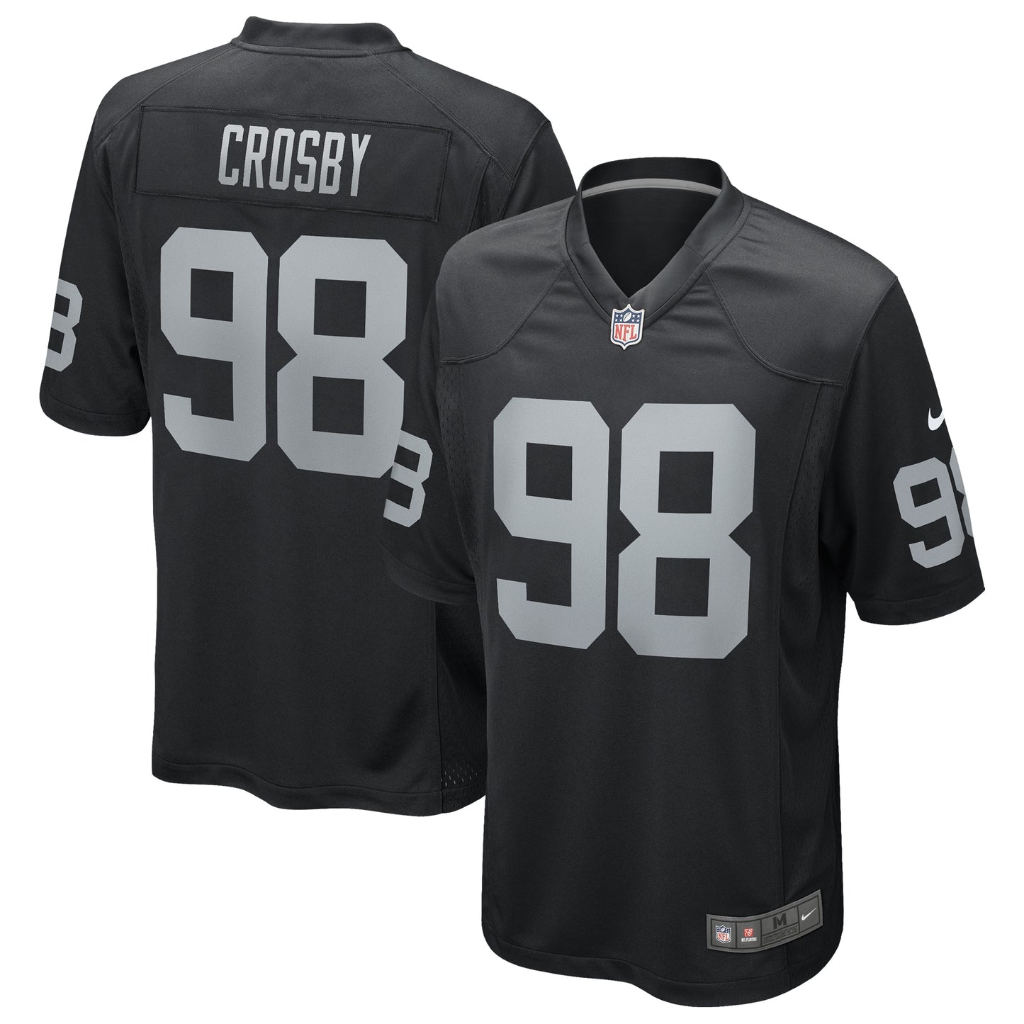 Maxx Crosby Las Vegas Raiders Game Jersey - Black