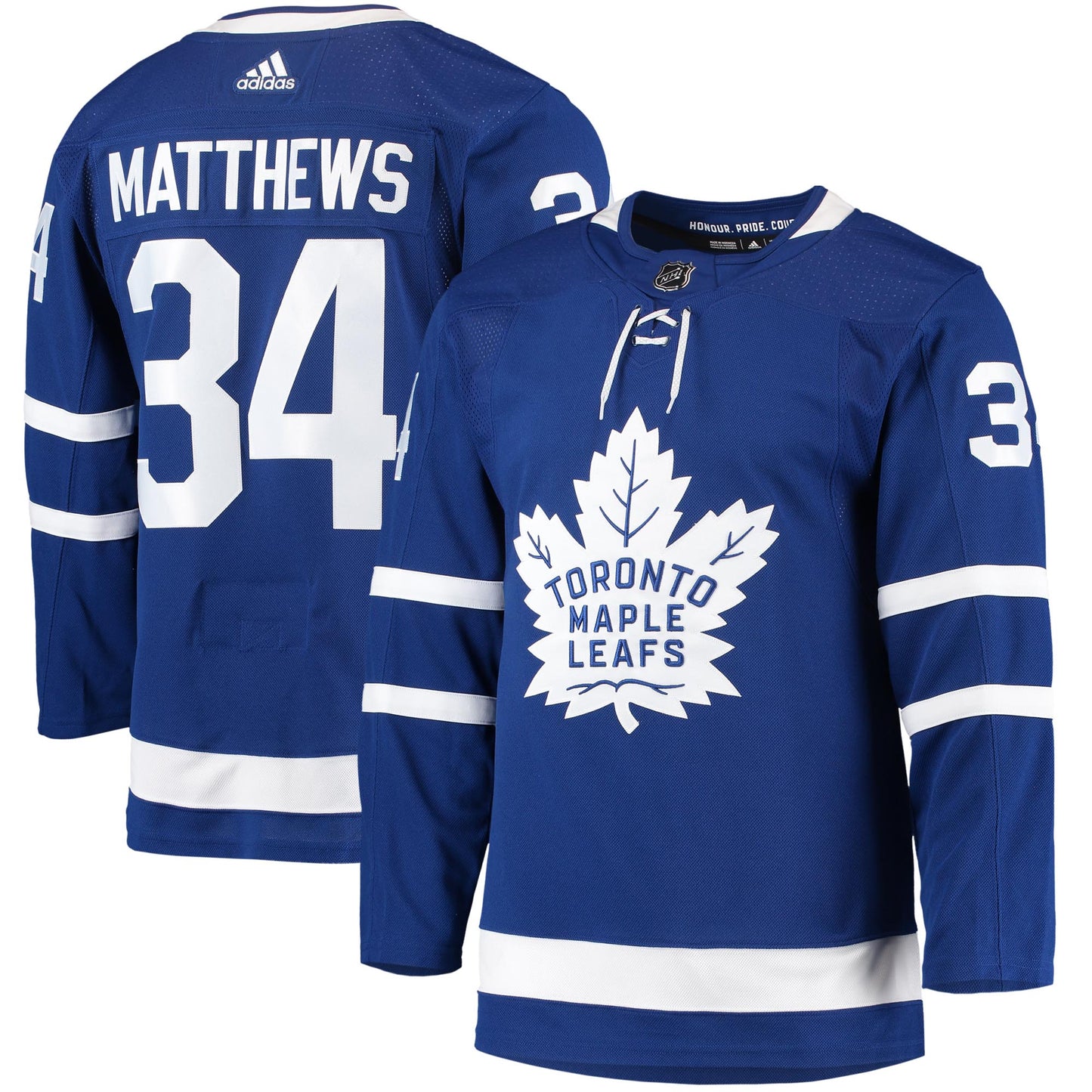 Auston Matthews Toronto Maple Leafs Home Primegreen Authentic Pro Player Jersey - Blue
