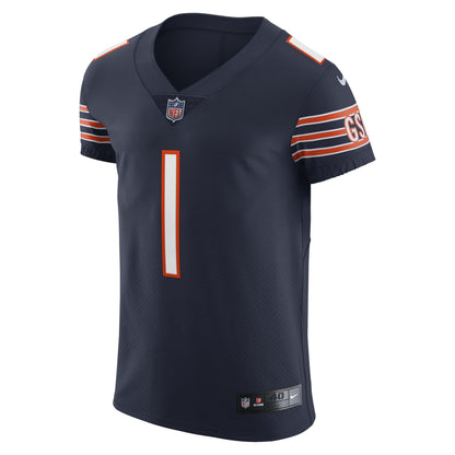 Justin Fields Chicago Bears Vapor Elite Jersey - Navy