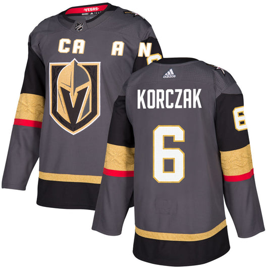 Kaedan Korczak Vegas Golden Knights Alternate Authentic Jersey - Gray