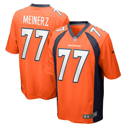 Quinn Meinerz Denver Broncos Game Jersey - Orange