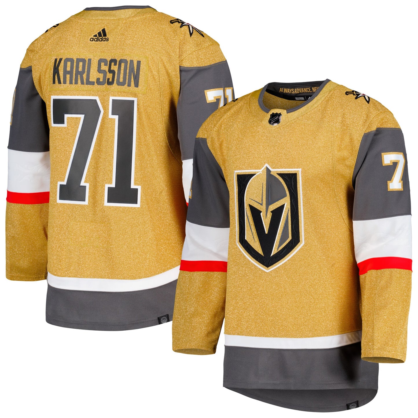 William Karlsson Vegas Golden Knights 2020/21 Home Authentic Player Jersey - Gold