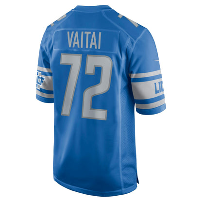 Halapoulivaati Vaitai Detroit Lions Game Jersey - Blue