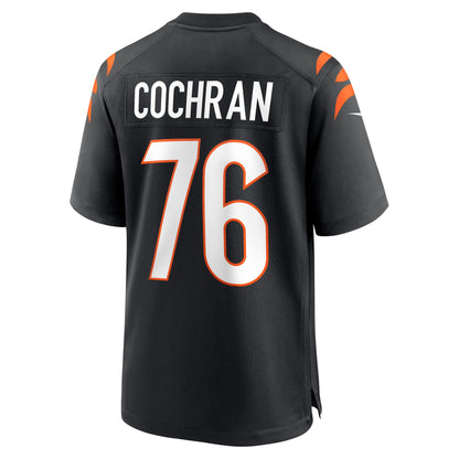 Devin Cochran Cincinnati Bengals Game Player Jersey - Black
