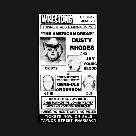 Wrestling Dusty Rhodes Jay Youngblood Andersons Sc Hoodie