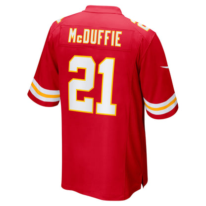 Trent McDuffie Kansas City Chiefs Player Game Jersey - Red