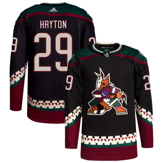 Barrett Hayton Arizona Coyotes Home Primegreen Authentic Pro Jersey - Black