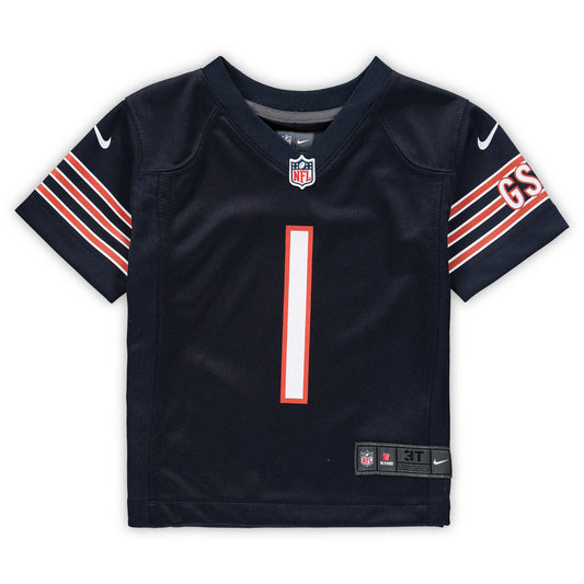 Justin Fields Chicago Bears Toddler Game Jersey - Navy