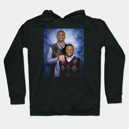 Philadelphia Football Jalen Hurts Saquon Barkley Step Brothers Hoodie
