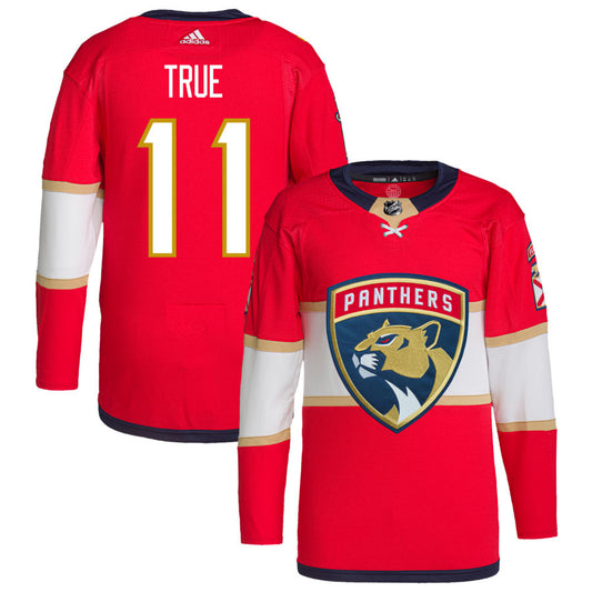 Alexander True Florida Panthers Home Primegreen Authentic Pro Jersey - Red