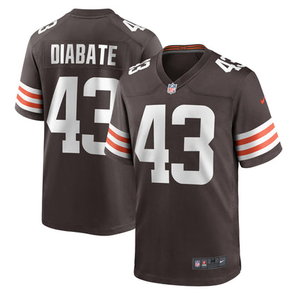 Mohamoud Diabate Cleveland Browns Team Game Jersey - ?Brown