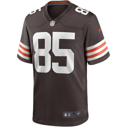 Men's Cleveland Browns David Njoku Game Player Jersey Brown
