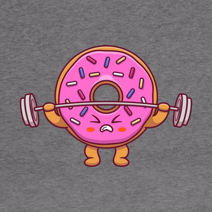 Cute Doughnut Lifting Dumbbel Hoodie
