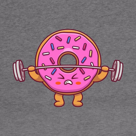 Cute Doughnut Lifting Dumbbel Hoodie