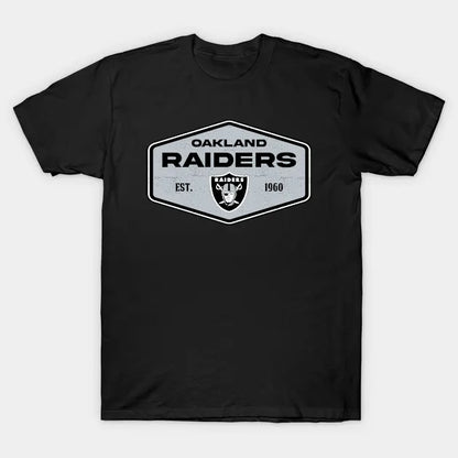 Vintage Badge Oakland Raiders T-Shirt