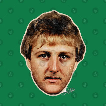 Larry Bird Big Face T-Shirt