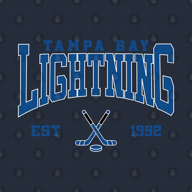 Retro Tampa Bay Hockey Hoodie