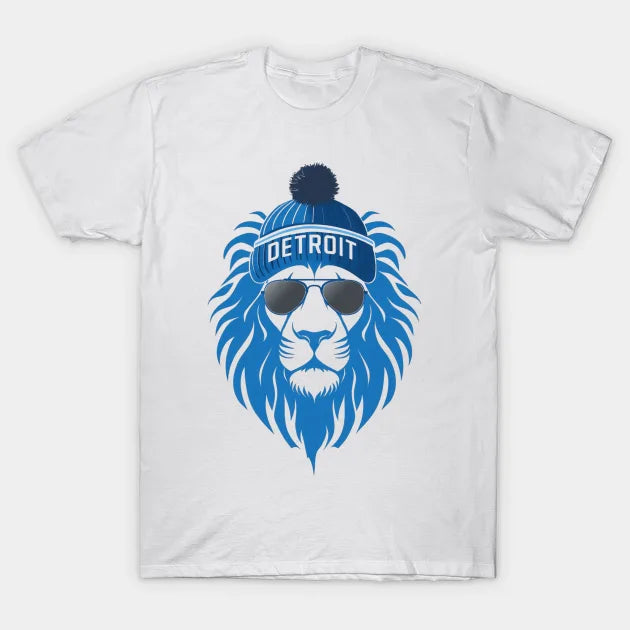 All Grit Detroit Football Roaring Lion Pride T-Shirt