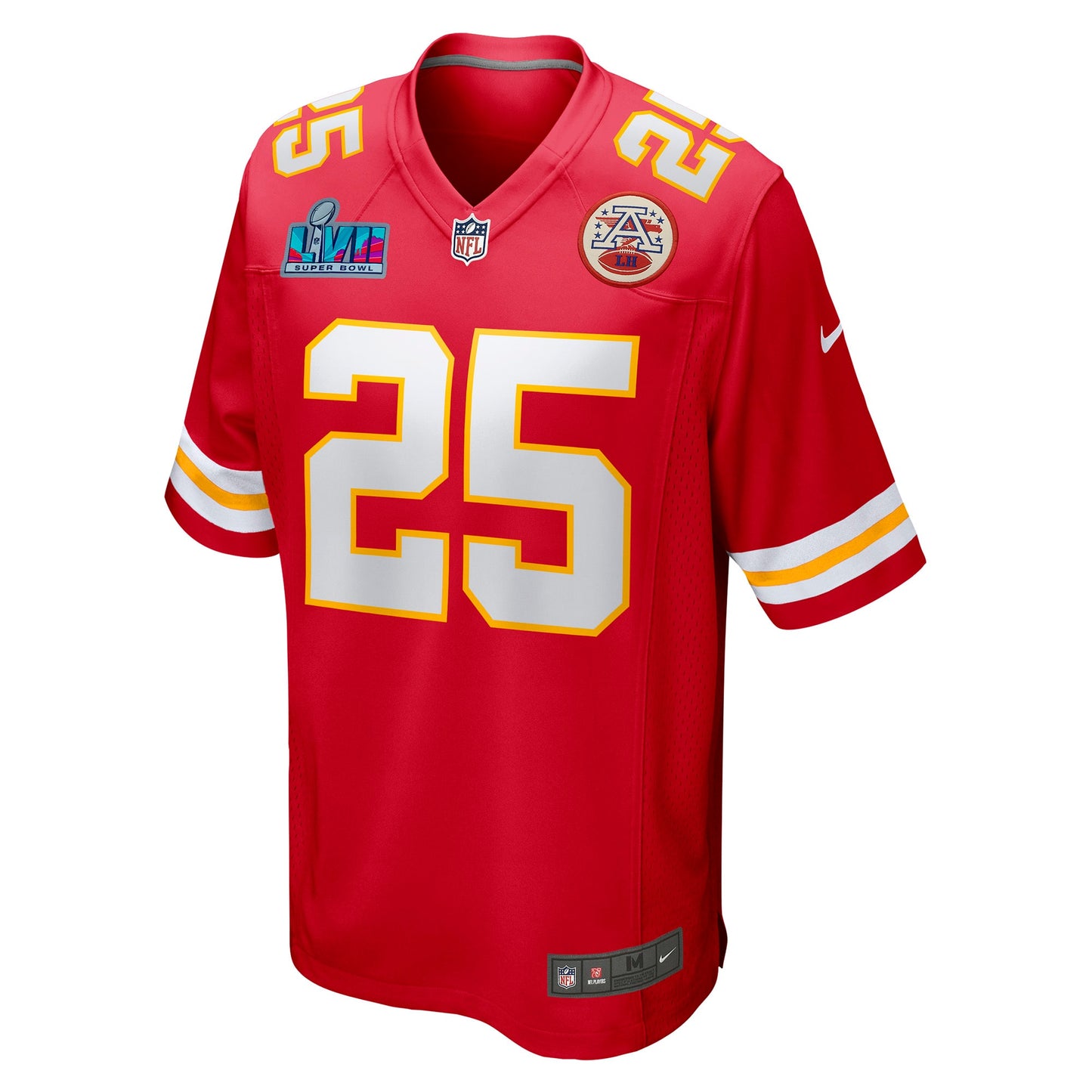 Clyde Edwards-Helaire Kansas City Chiefs Super Bowl LVII Patch Game Jersey - Red