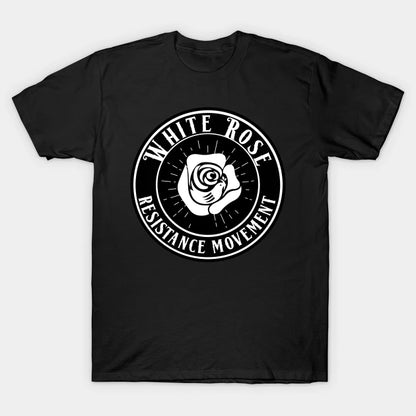 The White Rose (Ww2 Resistance Symbol) T-Shirt