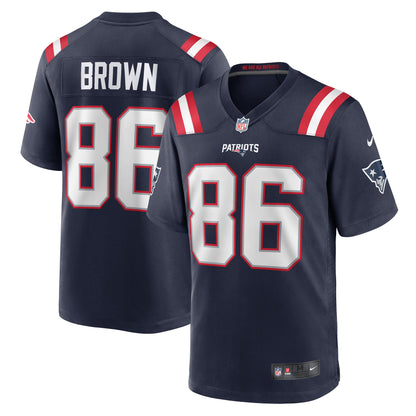 Pharaoh Brown New England Patriots Team Game Jersey - ?Navy