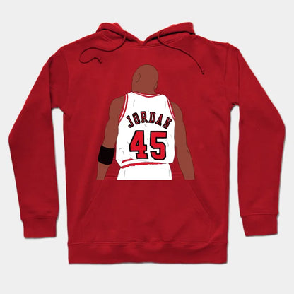 Michael Jordan 45 Back-To Hoodie