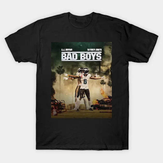 Aj Brown Devonta Smith Bad Boys Philadelphia Eagles T-Shirt