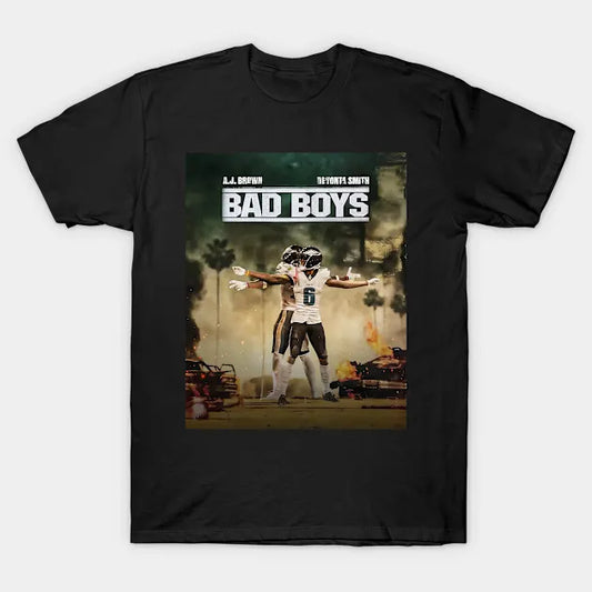 Aj Brown Devonta Smith Bad Boys Philadelphia Eagles T-Shirt