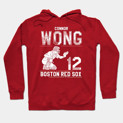 Connor Wong || Boston Red Sox | White Hoodie