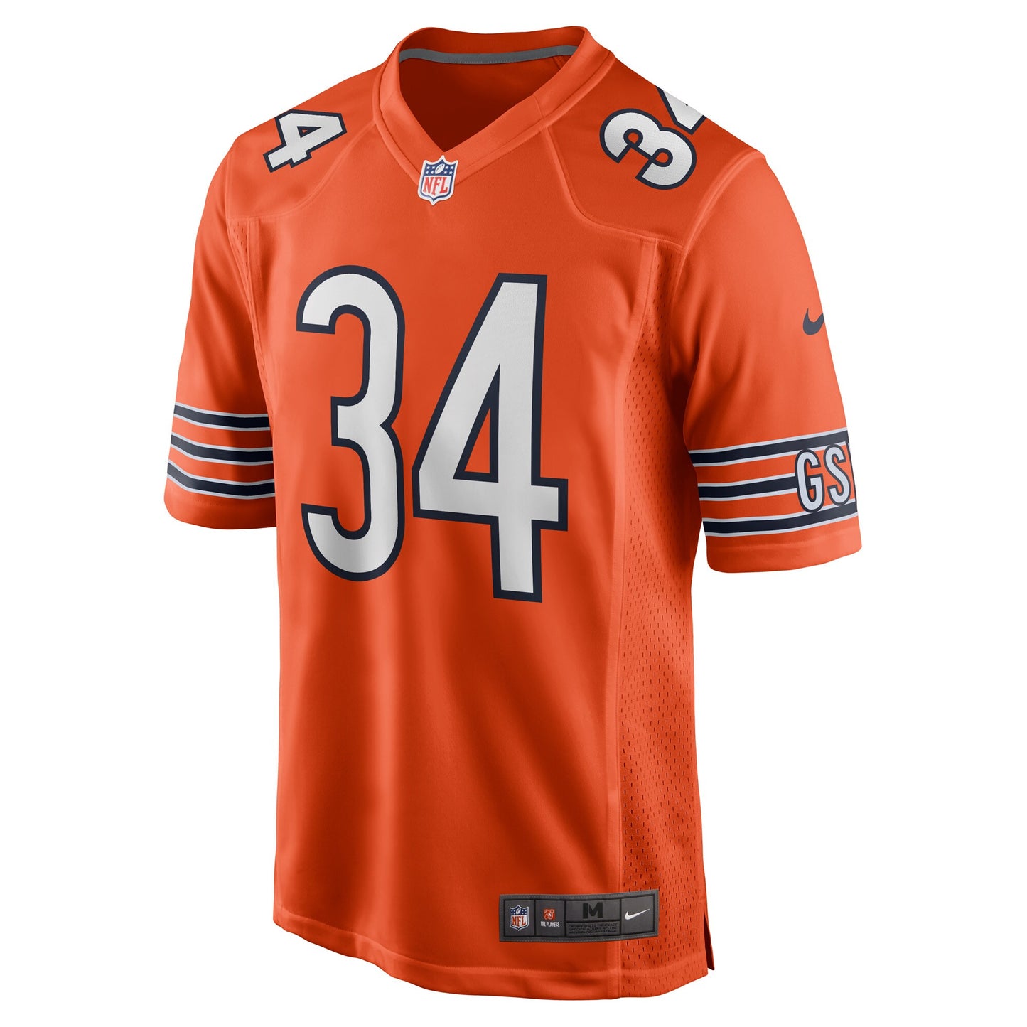 Walter Payton Chicago Bears Retired Player Jersey - Orange