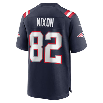 Tre Nixon New England Patriots Player Game Jersey - Navy