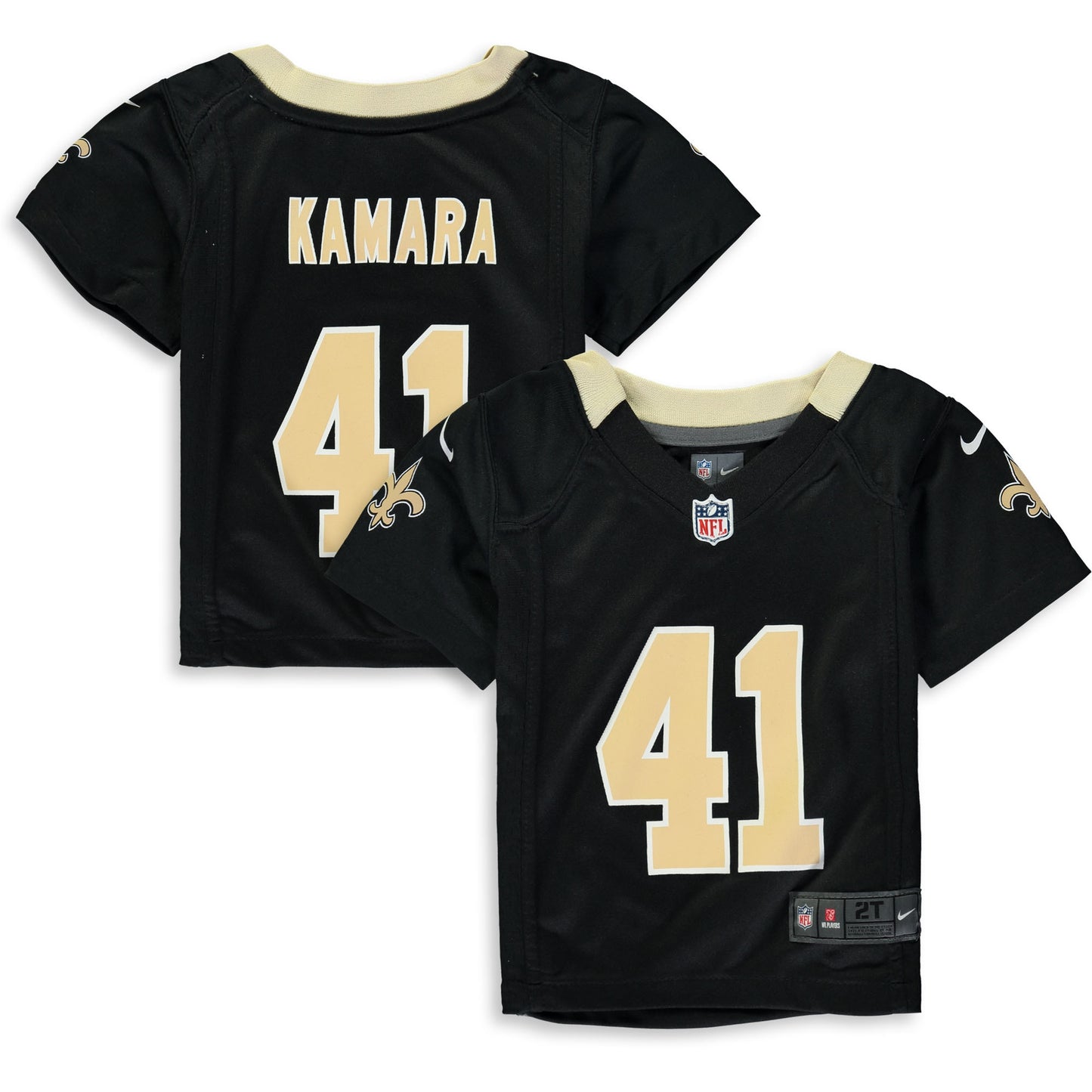 Alvin Kamara New Orleans Saints Toddler Game Jersey - Black