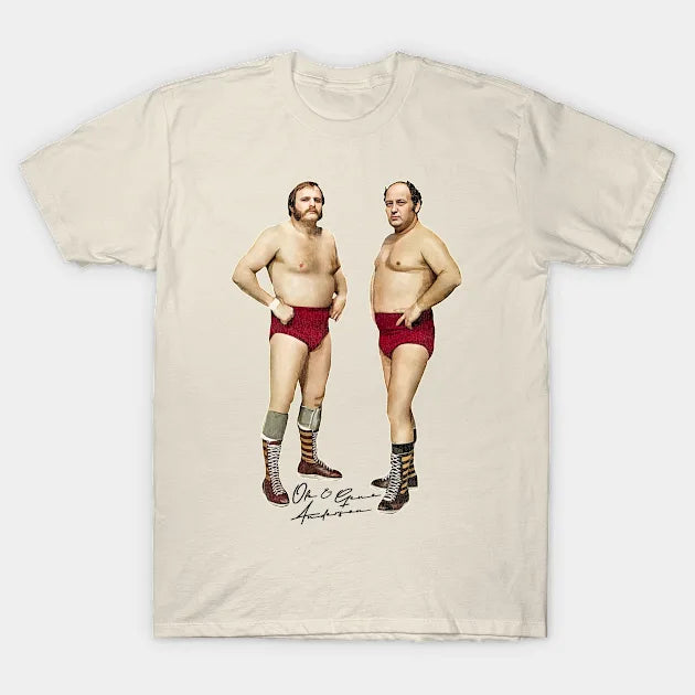 Ole And Gene Anderson - Vintage Pro Wrestling T-Shirt
