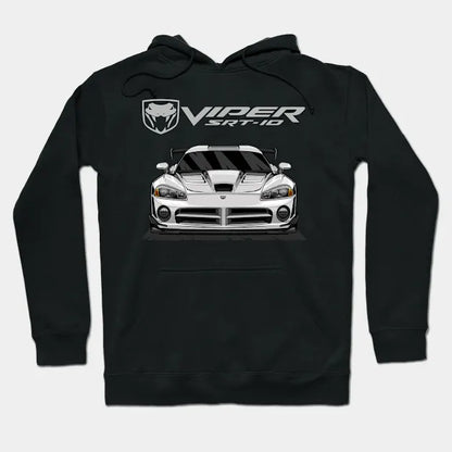 Dodge Viper Srt 10 (White) Hoodie