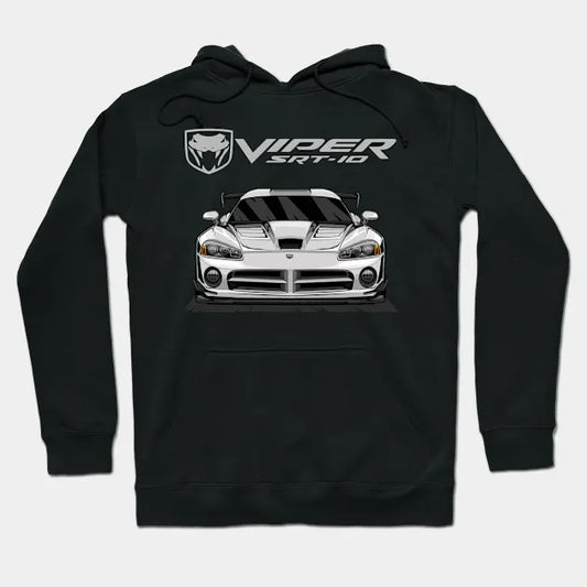 Dodge Viper Srt 10 (White) Hoodie