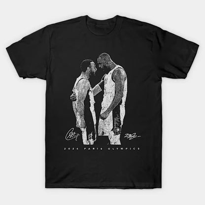 Lebron James X Steph Curry Vintage T-Shirt