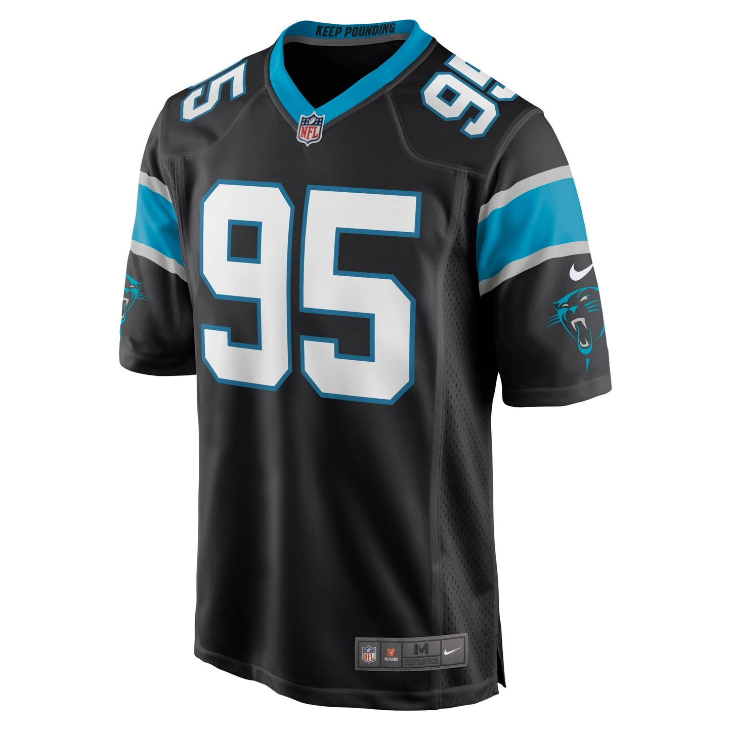 Derrick Brown Carolina Panthers Player Game Jersey - Black