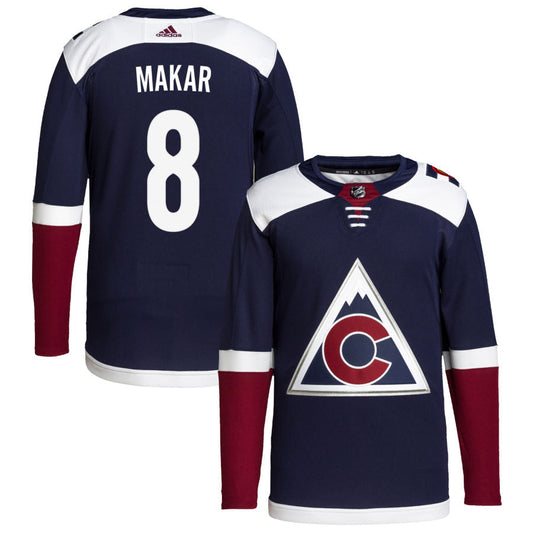 Cale Makar Colorado Avalanche 2018/19 Alternate Primegreen Authentic Pro Jersey - Navy